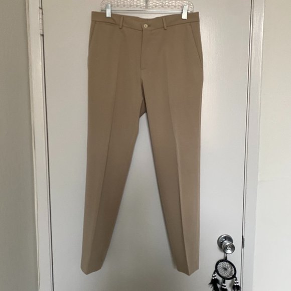 Zara Pants Zara Mens Slim Tankhaki Suit Pants Poshmark